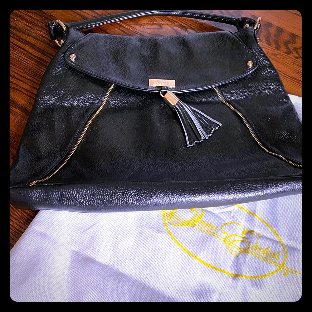 Onna Ehrlich Pebble Leather Kelly Bag
